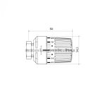 OVENTROP "Uni L" termofej,  M30x1,0 [mm], fehér (1011401)