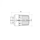 OVENTROP "Uni LH" termofej, fehér kivitelben, M30x1,5 mm (1011465)