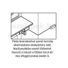 OVENTROP "Uni XH" fehér távérzékelős termofej, 2,0 m-es kapilláris-csővel szerelve, M30x1,5 mm (1011565)