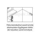 OVENTROP "Uni XH" fehér távérzékelős termofej, 2,0 m-es kapilláris-csővel szerelve, M30x1,5 mm (1011565)