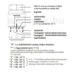 OVENTROP "Uni SH" design-termofej, standard (fehér/króm) M30x1,5 mm (1012065)