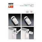 OVENTROP "vindo TH" termofej, fehér színben,  M30x1,5 mm-es menetes csatlakozással (1013066)