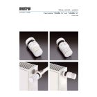 OVENTROP "vindo TD" termofej, Danfoss "klapp" típusú körmös szorítókötéssel, fehér kivitelben (1013076)