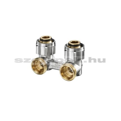   OVENTROP "Multiflex F" ZB golyóscsap-blokk, kétcsöves fűtési rendszerekhez, sarok kivitelben (1015814)