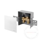 OVENTROP  "Unibox E-RTL" termosztatikus szabályozó padlófűtéshez, PN10, fehér műanyag takarólemezzel (1022731)
