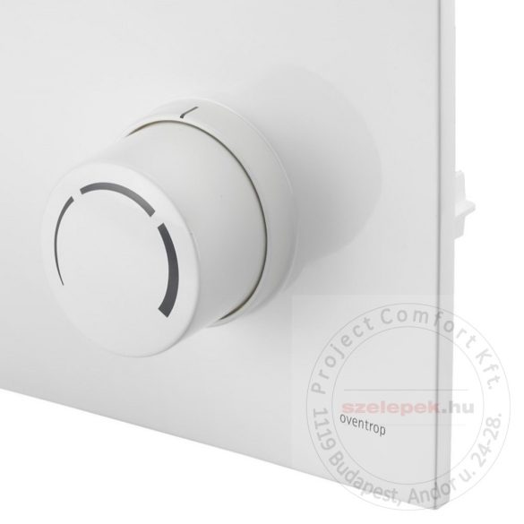 OVENTROP "Unibox-RTL" termosztatikus szabályozó padlófűtéshez, PN10, fehér, műanyag takarólemezzel (1022735) 