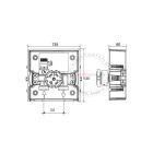 OVENTROP "Unibox-RTL" termosztatikus szabályozó padlófűtéshez, PN10, fehér, edzett üveg takarólemezzel (1022750) 