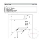 OVENTROP "Unibox T RTL" termosztatikus szabályozó padlófűtéshez, PN10, fekete, edzett üveg takarólemezzel (1022771) 
