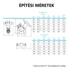 Oventrop DN25 "Hydrocontrol V" beszabályozó szelep, PN25, BB, kvs=11,0, -20 ... 150 ºC (1062408)