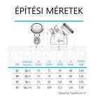 OVENTROP DN25 "Hydrocom V" beszabályozó szelep, PN16, kvs=5,9, -20 ... 120 ºC (1062708)