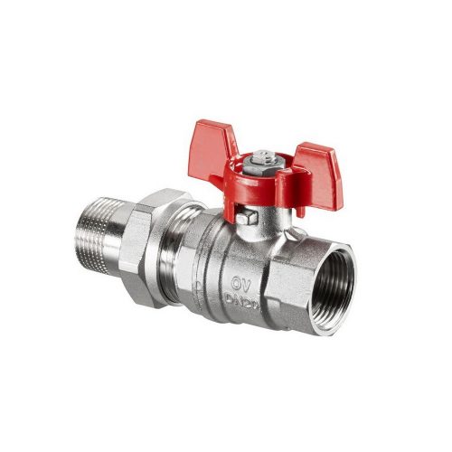   OVENTROP DN15 "Optibal" golyóscsap,  szárnyas fém fogantyúval, PN16,  kvs=22,0; (KBH) kivitelben (1075804)