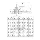 OVENTROP DN80 "Optibal" golyóscsap, PN16, kvs=720,0; műanyag-bevonatos acélkarral, BB (1076024)