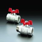 OVENTROP DN32 "Optibal" golyóscsap, szárnyas fém fogantyúval, PN16, kvs=99,0; külső-/belsőmenetes (KB) kivitelben (1076310)