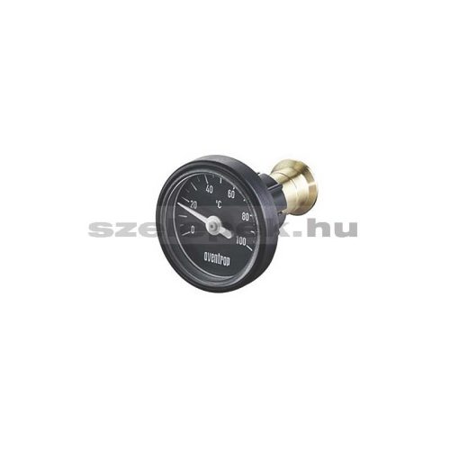   OVENTROP hőmérő, DN20 és DN25 méretű műanyag fogantyús golyóscsapokba utólagosan beépíthető kivitelben, antracit számlappal (1077182)
