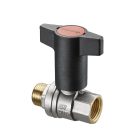 OVENTROP DN15 "Optibal" golyóscsap, PN16, kvs=22,0; műanyag fogantyúval, KB kivitelben (1077304)