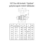 OVENTROP DN25 "Optibal" golyóscsap, PN16, kvs=67,0; műanyag fogantyúval, KB kivitelben (1077308)