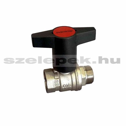   OVENTROP DN50  "Optibal" golyóscsap, PN16, hosszabbított kivitelű műanyag fogantyúval, külső- /belsőmenetes (KB) kivitelben (1077316)