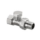 OVENTROP DN10 (3/8") "Combi 2" visszatérő fűtőtestszelep, PN10, egyenes kivitel (1091161)