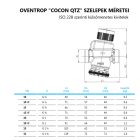 OVENTROP DN15 (1/2") "Cocon QTZ"  PICV térfogatáram-korlátozó szelep, 150-1050 [l/h], PN16, KM, mérőszelepek nélkül (1145764)