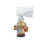 OVENTROP DN15 (1/2") "Cocon QTZ"  PICV térfogatáram-korlátozó szelep, 150-1050 [l/h], PN16, KM, mérőszelepekkel (1146264)