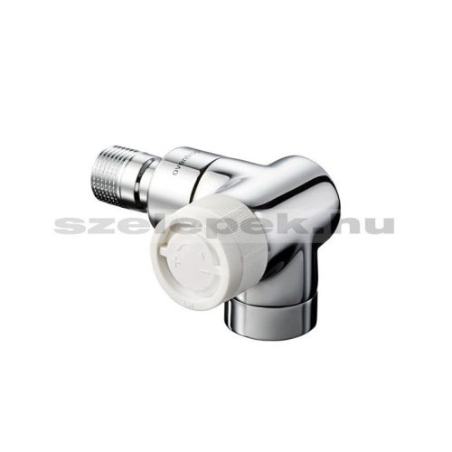   OVENTROP DN15 (1/2") krómozott, térsarok jobbos, "E" típusú, exkluzív fűtőtestszelep, PN10, M30x1,5 mm (1163453)