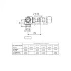 OVENTROP DN15 (1/2") fehér, térsarok balos, "E" típusú, exkluzív fűtőtestszelep, PN10, M30x1,5 mm (1163462)