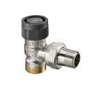 OVENTROP DN15 (1/2") "A" tipusjelű termosztatikus radiátorszelep, PN10, sarok kivitel, KM, M30x1,5 mm (1181097)