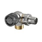 OVENTROP DN15 (1/2") "A" tipusjelű termosztatikus radiátorszelep, PN10, térsarok, balos, KM, M30x1,5 mm (1181396)