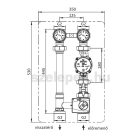 OVENTROP DN32 "Regumat M3-180" fűtővíz keringető modul, szivattyú nélkül (1355275)