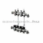 OVENTROP "Multidis SF" 9 körös nemesacél osztó-gyűjtő, PN6, DN1", körönkénti kulcsos előbeállítással (1405559)