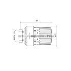 OVENTROP "Uni LI" termofej, ISTA  márkajelű radiátorszelepekhez (1985-2010), M32x1,0 [mm], fehér kivitel (1616200)