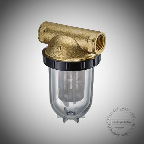   OVENTROP DN15 "Oilpur E" olajszűrő tüzelőolajokhoz, egyvezetékes rendszerekhez, G1/2 belsőmenetes kivitelben, nikkelhálós szűrővel 