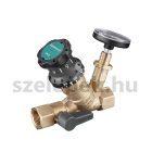 OVENTROP DN15 "Aquastrom VT" beszabályozó- és szabályozószelep cirkulációs vezetékekhez, PN16, 50 - 65 °C, belsőmenetes kivitelben (4205704)