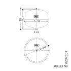 REFLEX "N 8" típusjelű membrános tágulási tartály, 8 literes, P 4,0 bar,szürke színben (8202501)