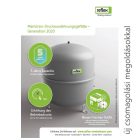 REFLEX "N 8" típusjelű membrános tágulási tartály, 8 literes, P 4,0 bar,szürke színben (8202501)