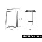 SIEMENS-termoelektromos hajtómű, AC 230V, 2P, NC, 6.5mm, 1m, M30x1,5 mm (STA321_65L10)