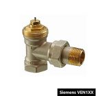 SIEMENS  DN15 (1/2") "VEN115" termosztatikus radiátorszelep, PN10, sarok, BM, M30x1,5 mm (VEN115)