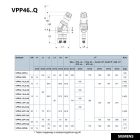 SIEMENS DN15 nyomásfüggetlen (PICV) kombi szabályozószelep, 100…575 l/h, PN25, KM, mérőszelepekkel (VPP46_15L0_6Q)